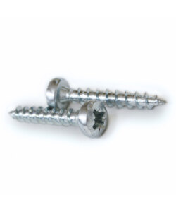 Chipboard screw cylinder head with cross recess