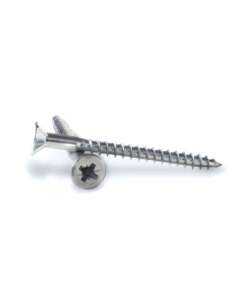 Flat head with hole chipboard screws and cross recess