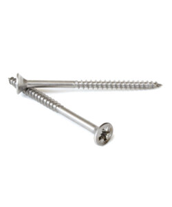 Small flat head chipboard screws partial thread with cross recess