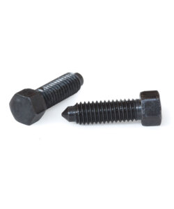 Hexagon head set screws with short dogpoint with turncoated and small hexagon, with thread run-out DIN 564 B