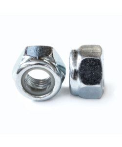 Prevailing torque type hexagon nuts with plastic insert high type fine pitch DIN 982 UNI 7473 ISO 7040