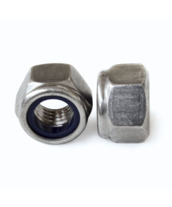 Prevailing torque type hexagon nuts with plastic insert high type DIN 982 UNI 7473 ISO 7040