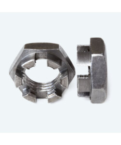 Hexagon thin slotted and castle nuts fine pitch  DIN 937 UNI 5594