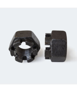 Hexagon slotted and castle nuts DIN 935/1 UNI 5593