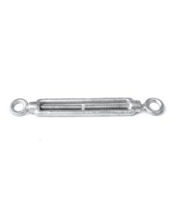 Tenditore aperto con due occhi DIN 1480 SP/OO