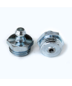 Ingrassatore dritto con passo in pollici DIN 71412 A/R UNI 7663/A