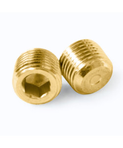 Hexagon socket pipe plugs with taper fine pitch thread DIN 906