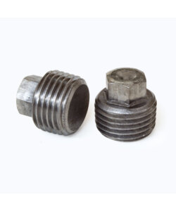 Hexagon head pipe plugs with taper GAS pitch thread DIN 909
