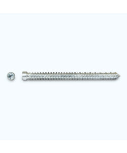Flat head self-tapping screws for aluminium with hexalobular socket