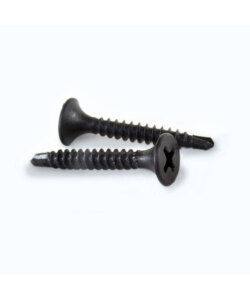 Countersunk head drilling screws with cross phosphated
