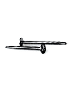 Self drilling screw with raised countersunk head with cross recess