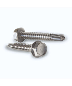 Drilling screws with tapping screw thread hexagon head and collar DIN 7504 K UNI 8117