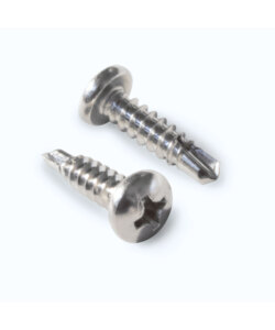 Drilling screws with tapping screw thread pan head and cross recess DIN 7504 N UNI 8118