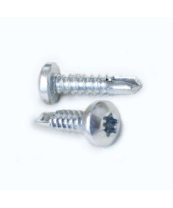 Drilling screws with tapping screw thread pan head and hexalobular socket DIN 7504 N UNI 8118