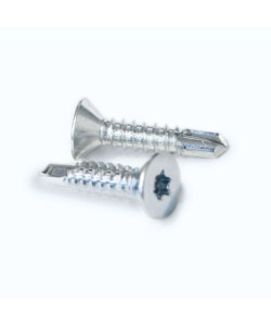Drilling screws with tapping screw thread countersunk head with hexalobular socket DIN 7504 P UNI 8119
