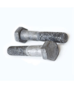 Hexagon head bolts partial thread hot dip galvanized oversized DIN 931 UNI 5737