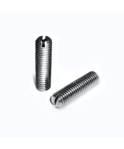 Slotted grub screws with flat point DIN 551 UNI 4766 ISO 4766