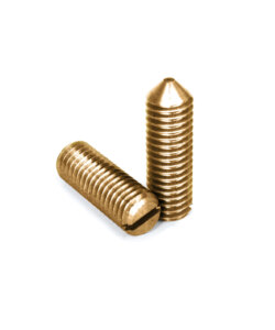 Slotted grub screws with cone point DIN 553 UNI 7434 ISO 7434